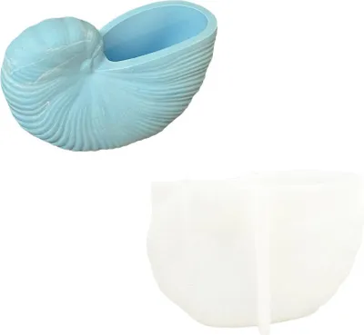 Produktbild von Jesmonite Silikonform Muschel für kreatives Gießen und Basteln