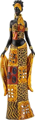 Produktbild von Afrikanerin 35 cm Dekofigur edle Massai afrikanische Frau