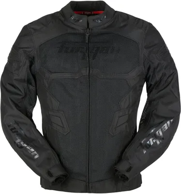 Produktbild von Furygan Atom Vented Motorrad Textiljacke Farbe: Schwarz, Grösse: S