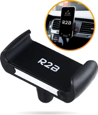 Produktbild von R2B Handy Halterung Auto Für lüftung - auto Handyhalterung, Universal auto handy halterung Lüftungschlitze, KFZ halterung lüftungsgitter