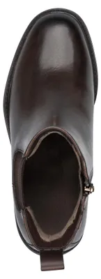 Produktbild von Tamaris Comfort Damen Stiefelette Chalsea Leder Wechselsohle Blockabsatz 8-85311-47, Größe:39 EU, Farbe:Braun