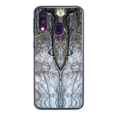 Produktbild von MuchoWow® Handyhülle Schutzhülle Hülle für Samsung Galaxy A40 Baum - Kunst - Psychedelisch Silikon Softcase Handy Hülle - Handy-Tasche