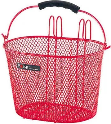 Immagine prodotto di Cestino per manubri per bambini, a maglie strette, rosso, Point, 05107600