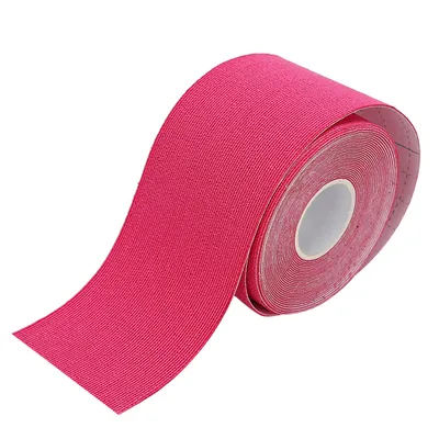 Image de Bande kinésiologique Sportive Adhésive Elastique Muscle Tape (Rose 5cm x 5m)