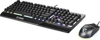 Zdjęcie produktu dla MSI S11-04DE601-CLA, Przewodowa, USB, Mechaniczna, QWERTZ, RGB LED, Czarny