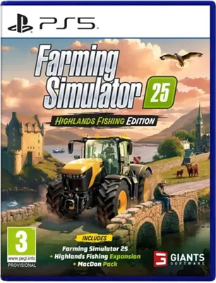 Produktbild von Playstation Games Ps5 Farming Simulator 25 Highlands Fishing Edition Durchsichtig  Durchsichtig One Size