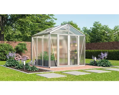 Obrázek produktu pro Skleník Vitavia Zeus Comfort 6200 polykarbonát 10 mm 258 x 242 cm hliník vč. podlahového rámu