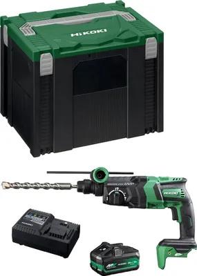 Produktbild von Bohrhammer HIKOKI DH36DPEB1X (1 x 4,0Ah/8,0Ah + UC18YSL3 + Koffer HSCIV)