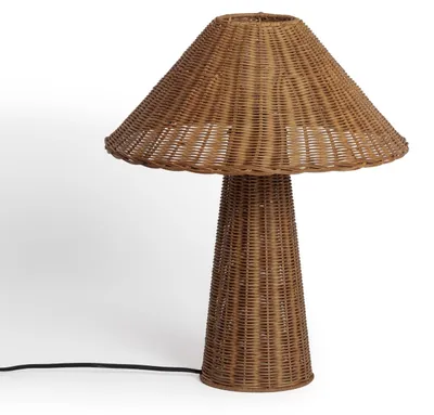 Produktbild von Tischlampe aus Rattan Nara M Braun