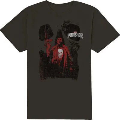 Immagine prodotto di The Punisher - Maglietta uomo/donna Unisex RO3756 (L) (Antracite/Rosso)