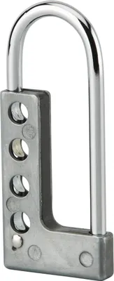 Image de Moraillon de consignation, aluminium isolé pour 4 cadenas - THIRARD