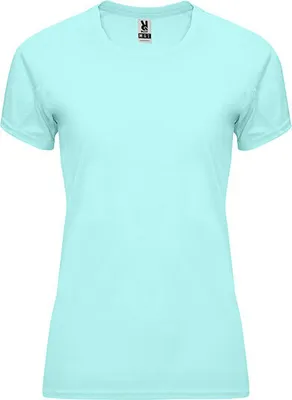 Immagine prodotto di Roly Sport CA0408 | Bahrain Maglietta da donna con maniche raglan - Colore: Verde menta 98 - Taglia: S