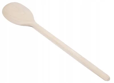Obrázek produktu pro Buková dřevěná oválná míchací lžíce 30 cm
