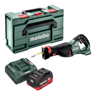 Produktbild von Metabo SSEP 18 LT Akku Säbelsäge 18 V 32 mm + 1x LiHD Akku 5,5 Ah + Ladegerät + Metabox