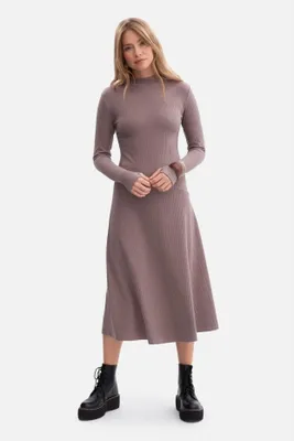 Zdjęcie produktu dla BeWear Sukienka damska z dzianiny Microgam B299 kakao M
