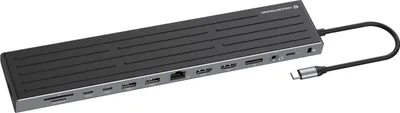 Immagine prodotto di Conceptronic DONN32B replicatore di porte e docking station per laptop Cablato USB 3.2 Gen 1 (3.1 Gen 1) Type-C Grigio, Argento