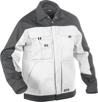 Produktbild von DASSY Arbeitsjacke LUGANO Gr. 4XL weiß/grau