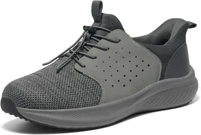 Produktbild von Herren-Sportschuhe Slip-On Atmungsaktiv Leicht Casual Grau 43