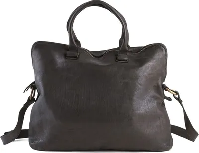 Produktbild von HAROLD'S Leder Businesstasche Laptoptasche mit Laptopfach Submarine Post-Businessbag Black schwarz