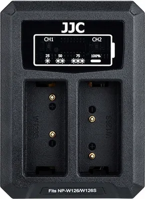 Image de Chargeur USB double pour Fuji NP-W126 / NP-W126S