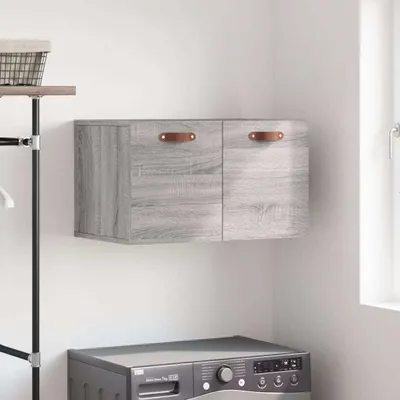 Produktbild von [Home] Wandschrank Grau Sonoma 60x36,5x35 cm Holzwerkstoff , Neue Mode 2024 im häuslichen Leben
