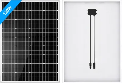 Produktbild von 120Watt Solarmodul 12V Monokristallin Solarpanel Solarzelle Photovoltaik Balkonkraftwerk PV DE