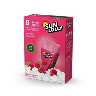 Produktbild von Sun Lolly Wassereis zum Selbsteinfrieren mit Himbeergeschmack 8er