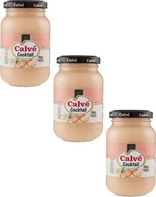 Produktbild von 3x Calvè cocktail ketchup & Mayonnaise Tomaten würzen soße Salad sauce 225 ml