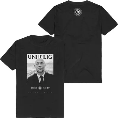 Produktbild von Unheilig T-Shirt Herren Grosse Freiheit Foto schwarz L