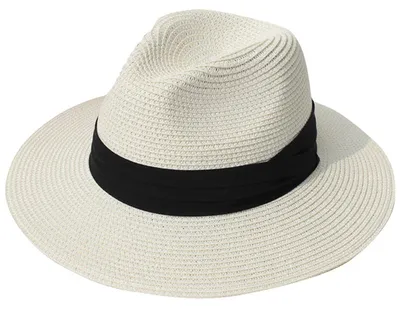 Produktbild von Damen Hut Panama Ivory Papierstroh UPF 30+ Größe 58cm Krempe 7.5cm