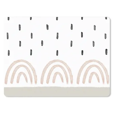 Produktbild von MuchoWow® Mauspad Mousepad Regenbogen - Pastell - Regen 23x19 cm - Mousepads - Maus Mat - Pad - Mausunterlage - Schreibtischunterlage - Mauspad