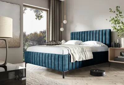 Produktbild von Doppelbett 180x200 EGONA - blau