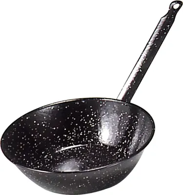 Immagine prodotto di Padella bifacciale con manico smaltato, 34 cm.