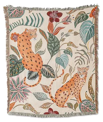 Produktbild von Wendbare Baumwollgewebte Decke im Bohemian-Stil