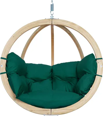 Produktbild von AMAZONAS Hängesessel Globo Chair Verde inkl. Sitzkissen und Spiralfeder