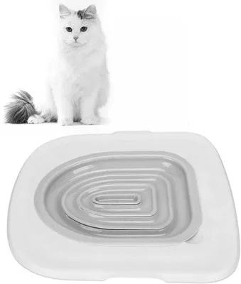 Produktbild von Katentrainingsset mit Urinoir, einfach zu benutzen, kleiner Katzenklo, Trainingsgerät für Katzen
