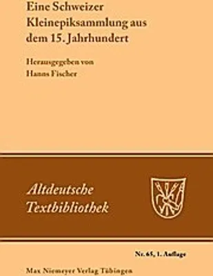 Produktbild von Eine Schweizer Kleinepiksammlung aus dem 15.Jahrhundert