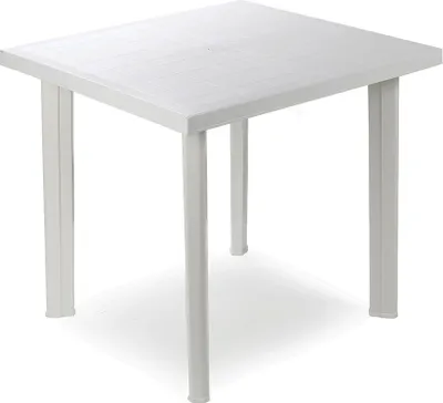 Produktbild von Ipae Pro Garden Gartentisch 80x75x72 Cm Weiß  Weiß One Size