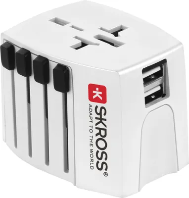 Produktbild von Skross Reiseadapter World Adapter MUV USB SKR1302150