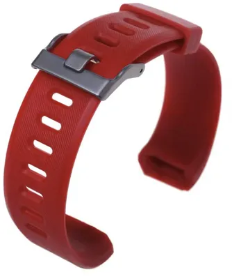 Productafbeelding van Rode siliconen armband, geschikt voor Fitbit Charge 2 - Armband geschikt voor Fitbit - Sportarmband voor Fitbit Charge 2 - Rood - Klein - Horlogeband - Armband - CHPN
