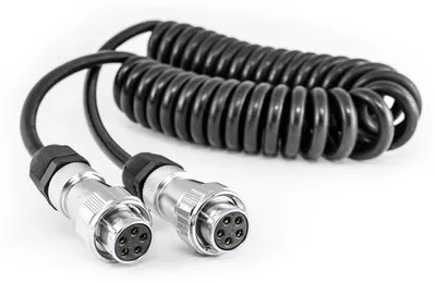Produktbild von Carmedien Spiralkabel für CM-Rad Anschlussdosen trennbares Anschlusskabel für Anhänger Rückfahrkamera Rückfahrsystem flexibel