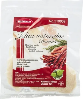 Obrázek produktu pro Přírodní ovčí střívko 15m - BIOWIN