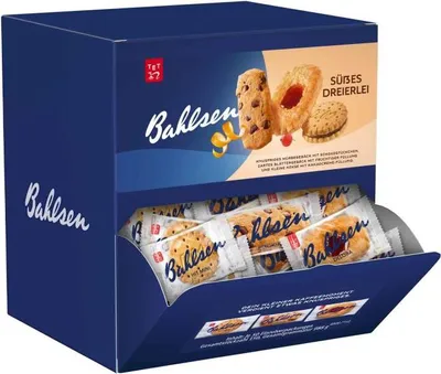 Produktbild von Bahlsen Kekse Süßes Dreierlei Gebäck 150 Stk im Thekenspender