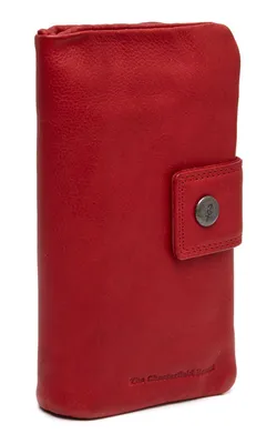 Image de The Chesterfield Brand Cuir porte-monnaie Fresno Wallet Red rouge