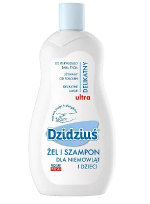 Immagine prodotto di Dzidziuś Gel e shampoo ultra delicato per neonati e bambini, 500 ml