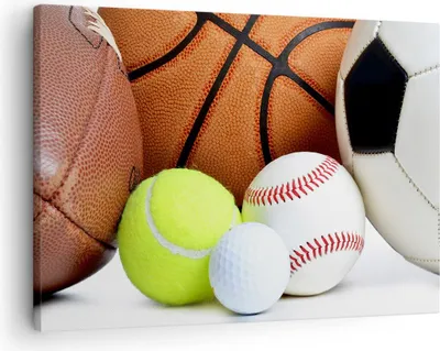 Produktbild von Bild auf Leinwand - Leinwandbild - Fußball Ball Sport Golf - 70x50cm - Wand Bild - Wanddeko - Leinwanddruck - Bilder - Kunstdruck - Wanddekoration - Leinwand bilder - Wandkunst - AA70x50-2793