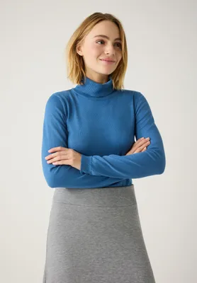 Produktbild von MORE & MORE Turtleneck Pullover winterblue 34