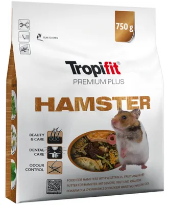 Productafbeelding van Tropifit Premium Plus Hamstervallekuil, 750g