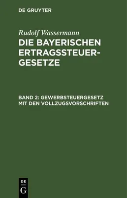 Produktbild von Gewerbsteuergesetz mit den Vollzugsvorschriften