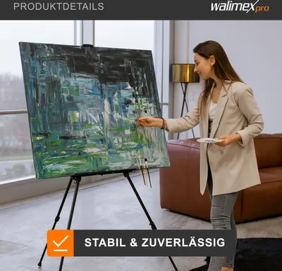 Zdjęcie produktu dla walimex pro Studio Easel Aluminium XL 180cm
